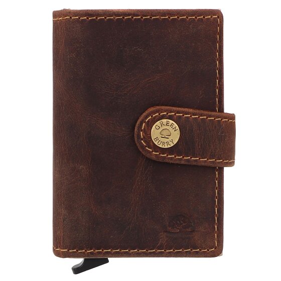 Greenburry Vintage Wallet RFID protection Leather 7.5 cm