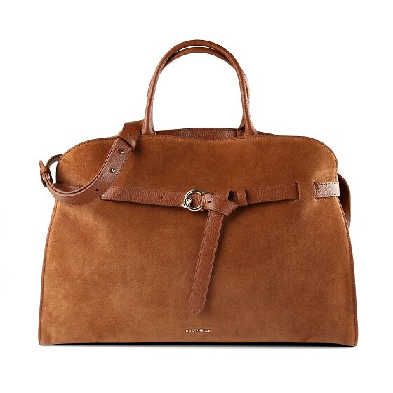 Coccinelle Sabine Suede Handbag Leather 43 cm