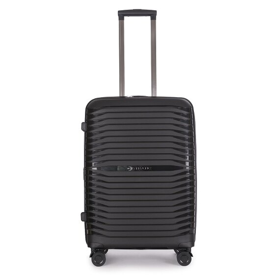 Stratic Bright+ 4 wheels Trolley M 66 cm with expansion pleat