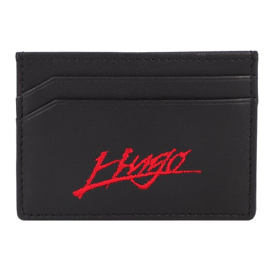 Hugo Handwritten Credit card case Leather 10 cm