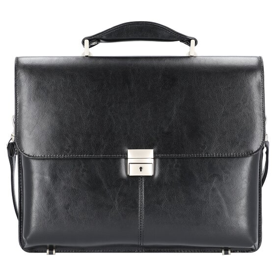 Alassio Faenza briefcase leather 40 cm laptop compartment