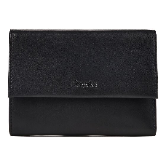 Esquire Silk Wallet RFID protection Genuine Leather 14 cm