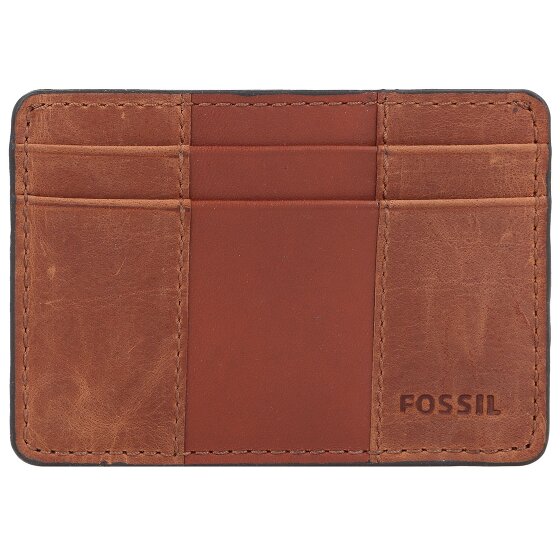 Fossil Everett credit card case leather 10 cm