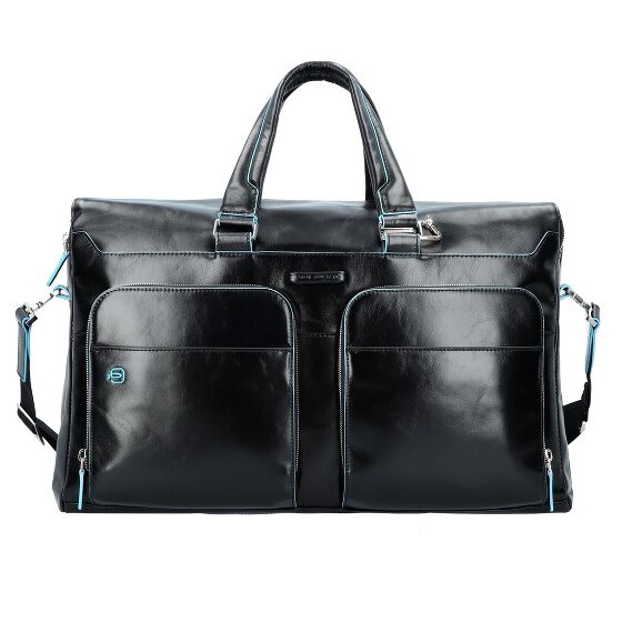 Piquadro Blue Square Weekender travel bag leather 47 cm laptop compartment