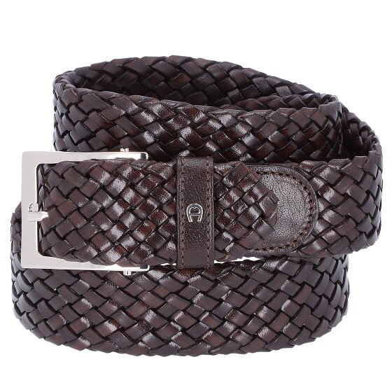 Aigner Business braided belt leather