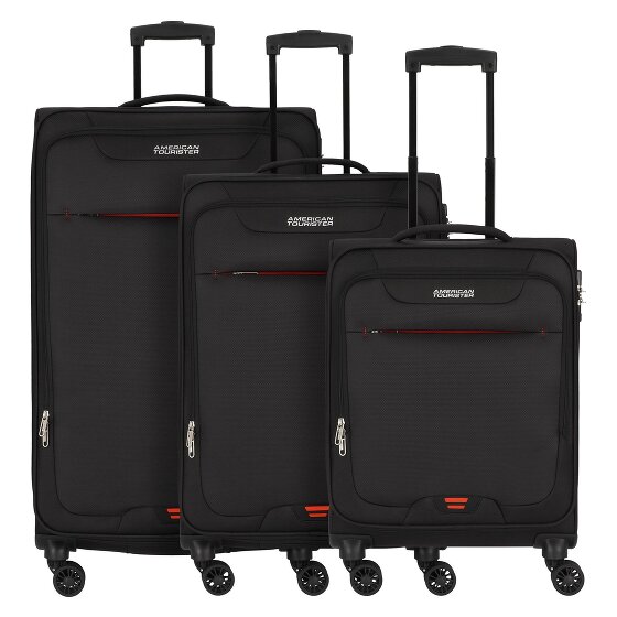 American Tourister Street Roll 4 wheels Suitcase set 3-piece with expansion pleat