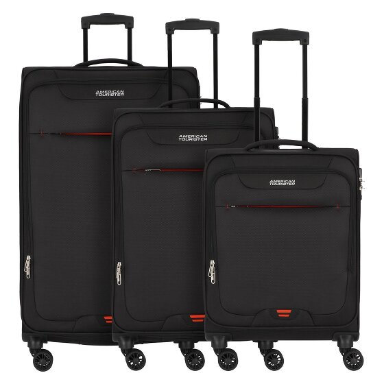 American Tourister Street Roll 4 wheels Suitcase set 3-piece with expansion pleat