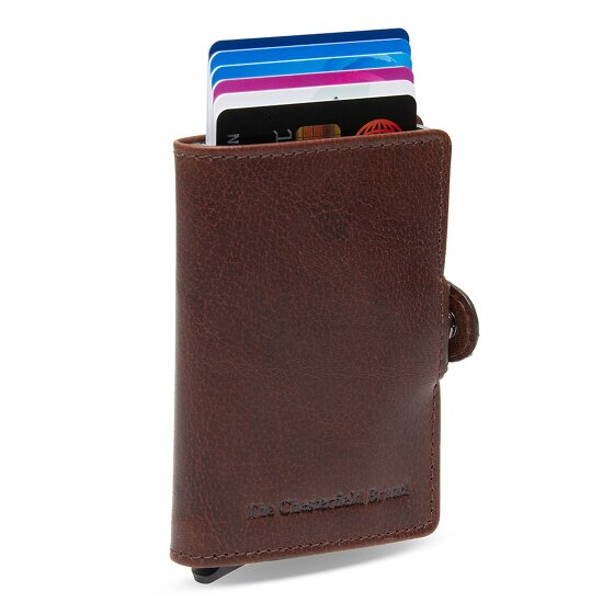 The Chesterfield Brand Albury Credit card case RFID protection Genuine Leather 7 cm