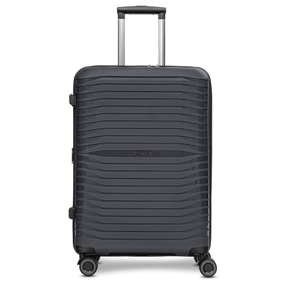 Stratic Shine 4 wheels trolley 65 cm with expansion fold