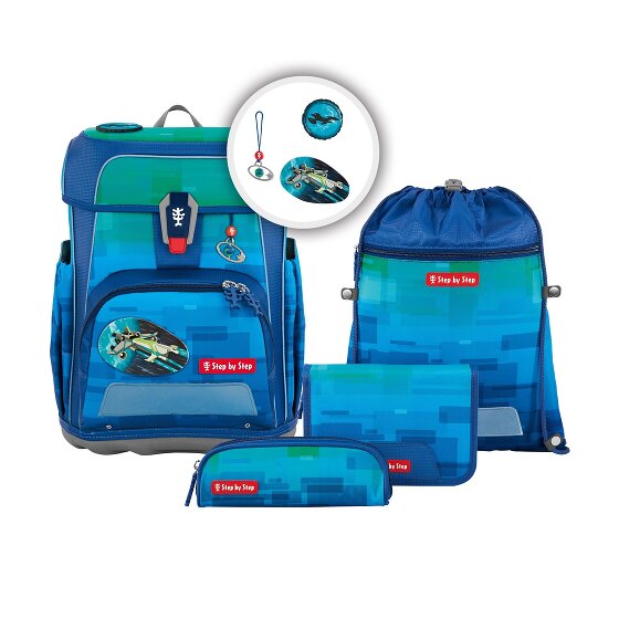 Step by Step Cloud Ocean School bag set