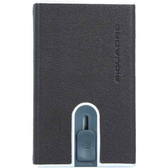 Piquadro Black Square credit card case leather 6 cm