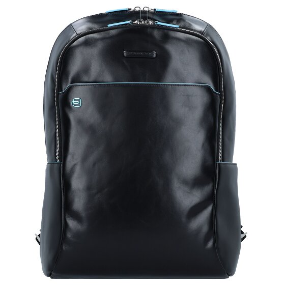 Piquadro Blue Square backpack leather 43 cm laptop compartment