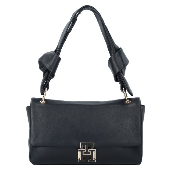 Tommy Hilfiger Pushlock Shoulder Bag Leather 26 cm