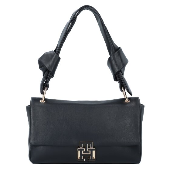 Tommy Hilfiger Pushlock Shoulder Bag Leather 26 cm