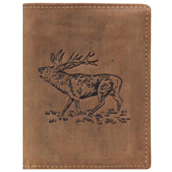 Greenburry Vintage stag wallet stag leather 9.5 cm