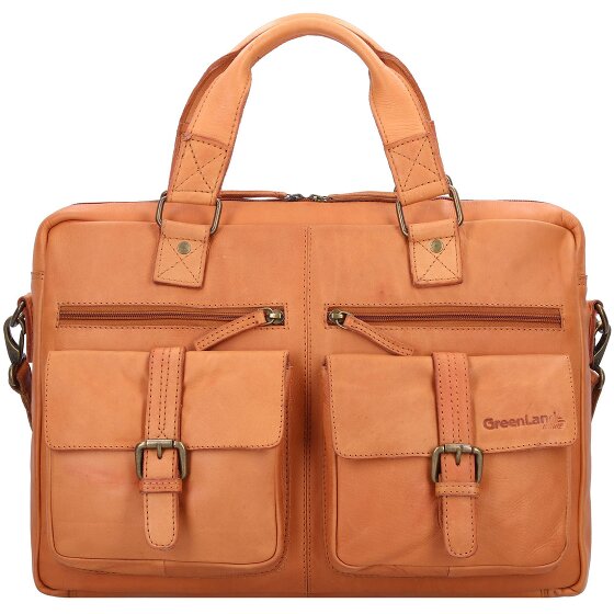 Greenland Nature Briefcase Genuine Leather 42 cm
