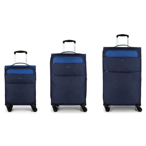 Gabol Cloud 4 wheels Suitcase set 3-piece with expansion pleat