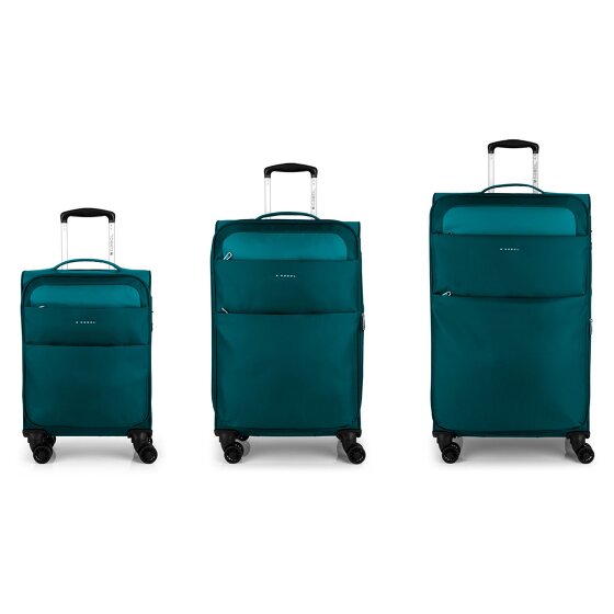 Gabol Cloud 4 wheels Suitcase set 3-piece with expansion pleat