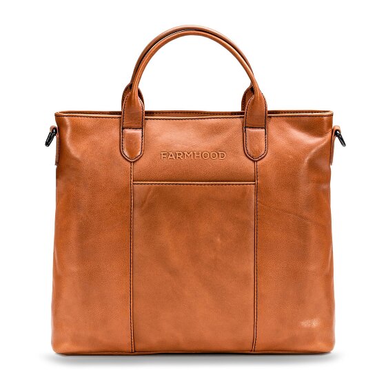 Farmhood Memphis Handbag Leather 37 cm Laptop compartment