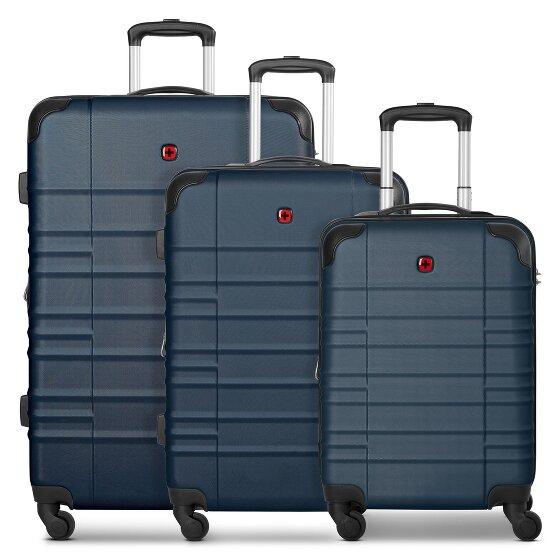 Wenger Amplar Evo 4 wheels Suitcase set 3-piece with expansion pleat