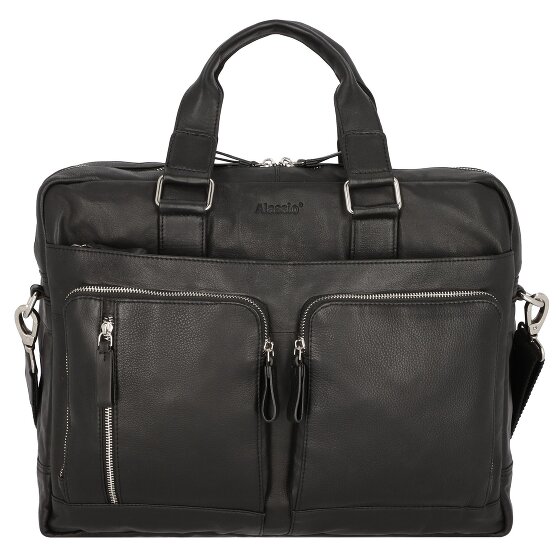 Alassio Campo briefcase leather 42 cm laptop compartment