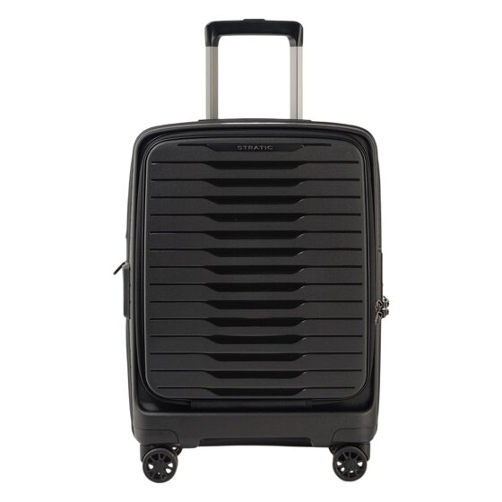 Stratic Novium 4 wheels Cabin trolley S 55 cm Laptop compartment with expansion pleat