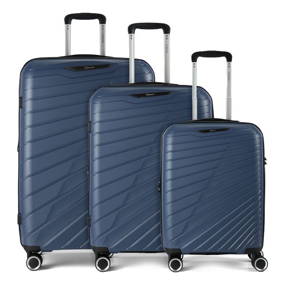 Benzi 5808 4 wheels Suitcase set 3-piece with expansion pleat