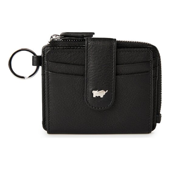 Braun Büffel Joy Credit card case RFID protection Genuine Leather 11 cm