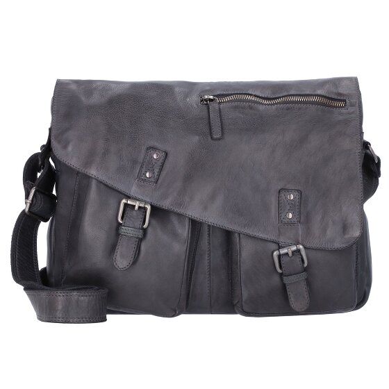 Greenburry GBVT Messenger leather 38 cm laptop compartment