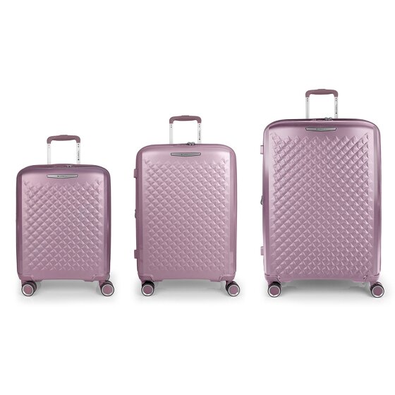 Gabol Queens 4 wheels Suitcase set 3-piece with expansion pleat