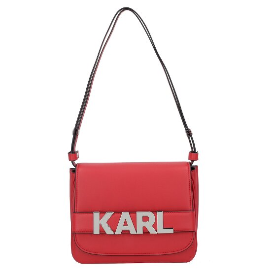 Karl Lagerfeld Letters Shoulder bag Genuine Leather 24 cm haute red ...