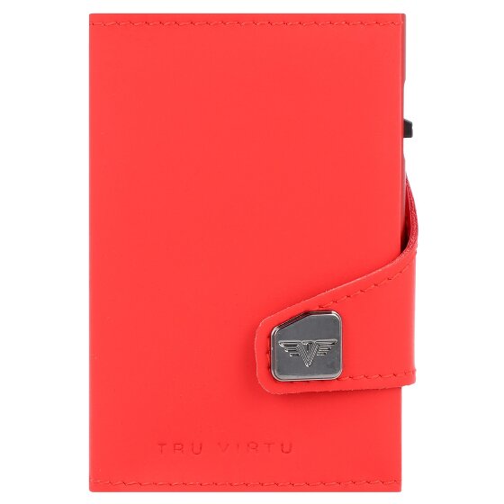 Tru Virtu Click & Slide credit card case wallet RFID leather 6.5 cm