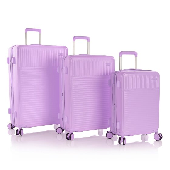Heys Pastel 4 wheels Suitcase set 3-piece with expansion pleat