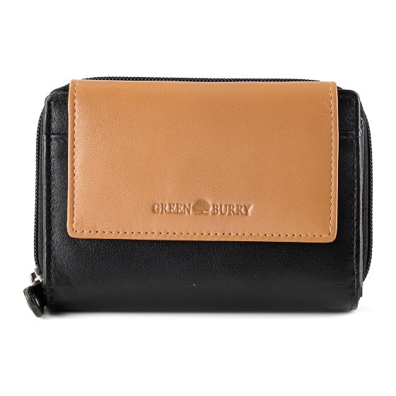 Greenburry Nappa Wallet RFID protection Leather 14 cm