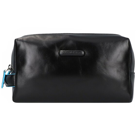 Piquadro Blue Square Toiletry bag Genuine Leather 25 cm