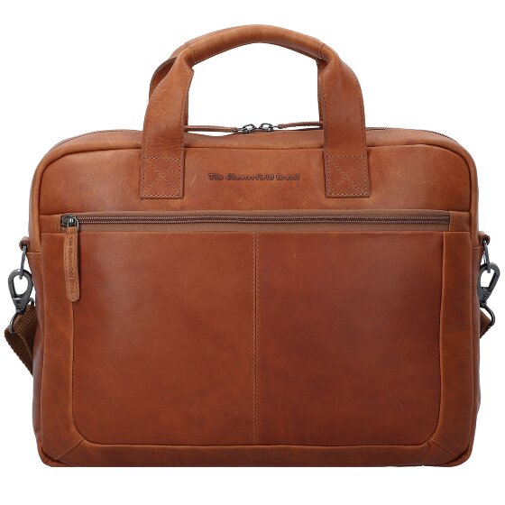 The Chesterfield Brand Wax Pull Up Briefcase Leather 40 cm Laptop compartment