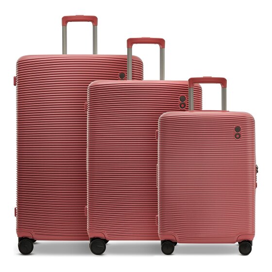 Echolac Ultima 4 wheels Suitcase set 3-piece with expansion pleat