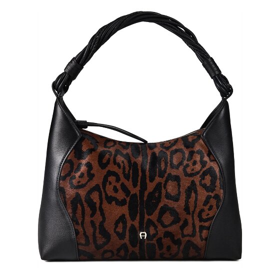 Aigner Giara Shoulder Bag Genuine Leather 33 cm