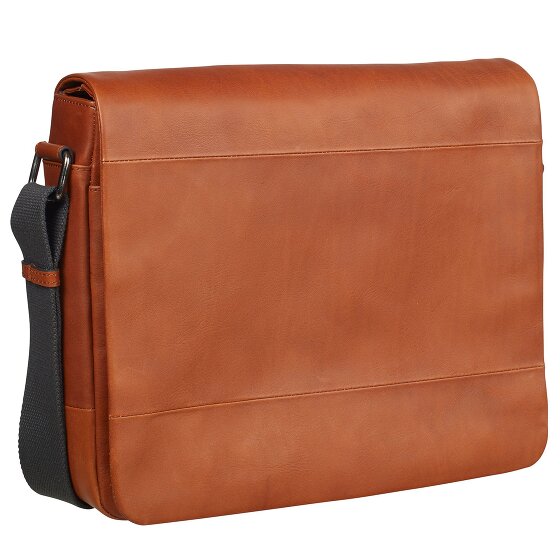 Leonhard Heyden Hamburg Messenger leather 32 cm laptop compartment