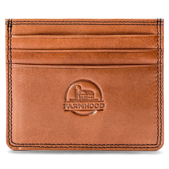 Farmhood Memphis Credit card case RFID protection Genuine Leather 10 cm