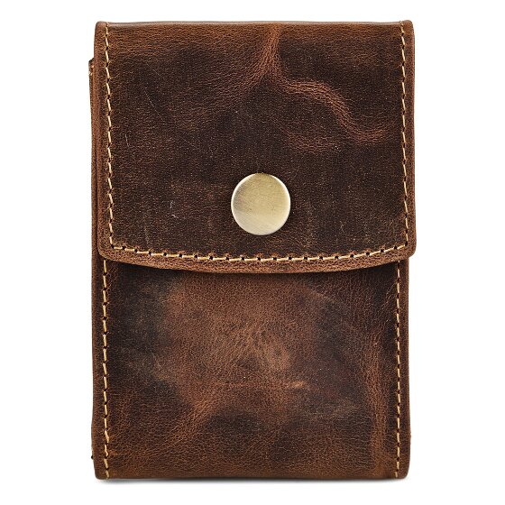 Greenburry Vintage Credit card case RFID protection Leather 7 cm