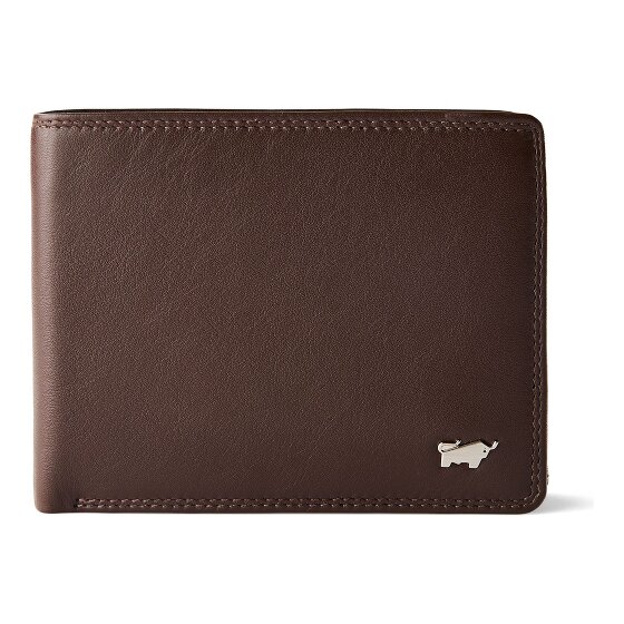 Braun Büffel Golf 3.0 Wallet RFID protection Leather 12 cm
