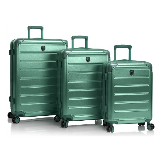 Heys Alumix 4 wheels Suitcase set 3-piece with expansion pleat