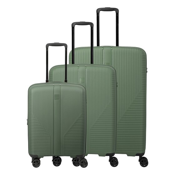 Travelite Air Stripe 4 wheels Suitcase set 3-piece Expandable