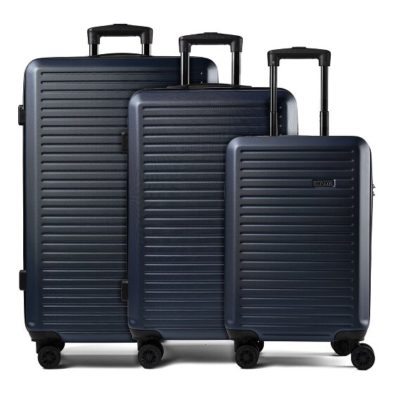 Nowi Grand Canaria Suitcase 4 wheels set 3pcs. with double-wheels