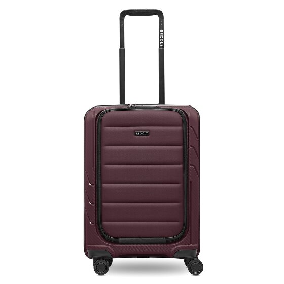 Redolz Essentials 17 4-wheel Cabin suitcase, 55 cm, with Soft-Pocket Laptop Compartment