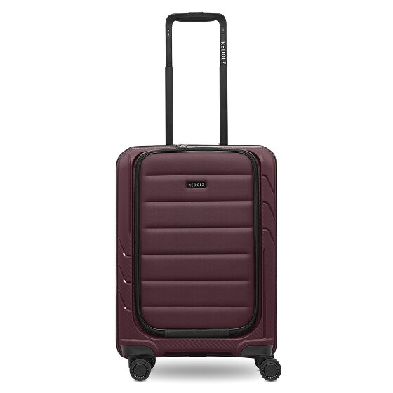 Redolz Essentials 17 4-wheel cabin trolley 55 cm soft-pocket laptop compartment
