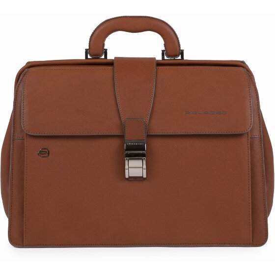 Piquadro Black Square briefcase leather 37 cm