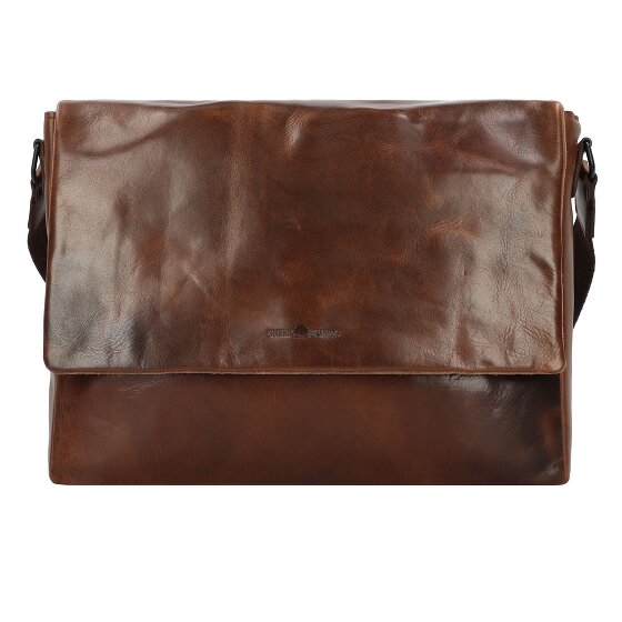 Greenburry Newport Messenger Genuine Leather 35 cm