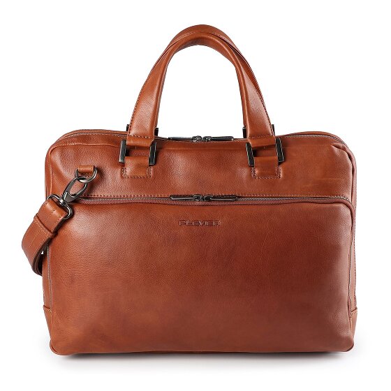 Plevier Vintage Larry Briefcase Leather 40 cm Laptop compartment